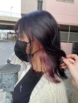 ハグ 横浜(HUG)&nbsp;ピンクブラウンにピンクのイヤリングカラー♪