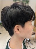 メンズのツーブロックパーマスタイル