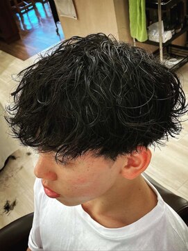 アクトスタイリッシュヘアー 知立(Act stylish hair) メンズ波巻きソフトツイストスパイラルパーママッシュ刈り上げ