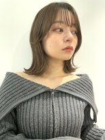 大人可愛い/ミディアム/レイヤー/20代30代40代/有楽町/銀座