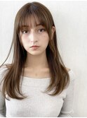 ★大人ガーリーチョコレート艶感レイヤーカットモード 宮崎