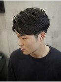 自然な仕上がり ナチュラルパーマスタイル