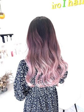 イロアイ(iro I) pink gradation