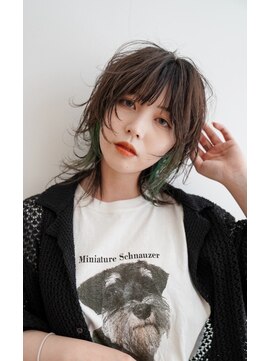 エン 吉祥寺(EN) 20代30代40代前下がり耳掛けウルフ/ショートウルフ/顔周り