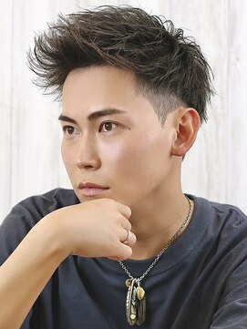 ベーア メロー(Bar mellow) アッパーバング刈り上げツーブロックショート