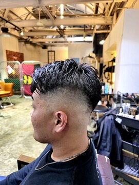 アノ(Ano.) スキンフェードメンズショートクロップテーパーフェード