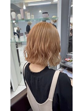 オズ 郡山桑野店(OZ) 黒髪ボブルフネビージュ小顔ワンレン