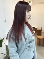 オー(OOO)&nbsp;ワインレッドカラー◯