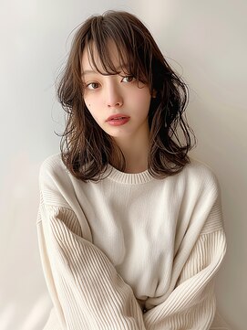 クラン 岡本(Chlan) マロンベージュ×くびれミディ