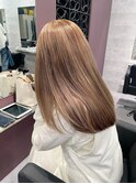ミディアム20代30代40代カールセミディシアーカラー姫カットボブ