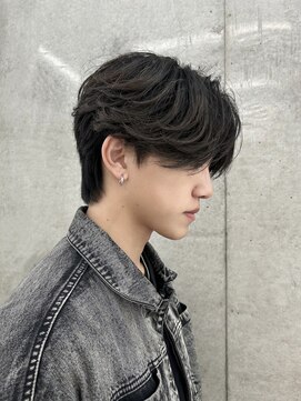 ロンドホットリップ 立川(Lond hot lip) スペインカールフェザーパーマフェードメンズツイストメンズ