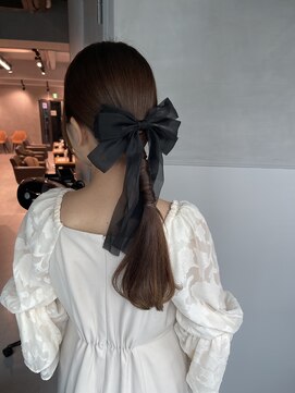 シャルムバイケンジ(Charm.by KENJE) 【タイトポニーテール】結婚式/二次会//銀座/ヘアセット/成人式