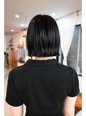 髪質改善×外ハネbob