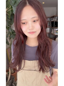 シー(The She's) A line layer×pink brown