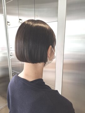 オーガニック リブ 川越(organic+live) 30代40代◎秋の大人可愛い耳かけストレートボブ