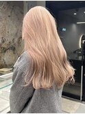 表参道ミルクティーベージュヘーゼルベージュケアブリーチ30代◆