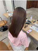 Ribbon Straight×艶感美容液care【表参道/髪質改善】