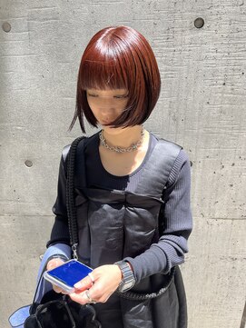 プール(pour.) ミニボブ×レッドカラー