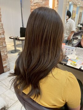 ルページ 千葉(lpage) 髪質改善/顔周りレイヤーカット/グレージュ[千葉/千葉駅]