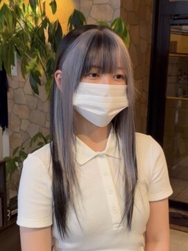 ホワイトインナーカラー