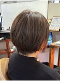 大人の美シルエットショートカット【カミケン方木田/福島】