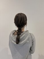 アンソメット 上津店(UN SOMMET)&nbsp;ふわふわ編みおろしアレンジ