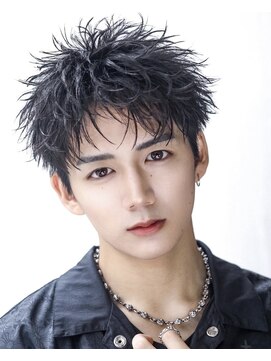 アストラ(ASTRA) MEN’S HAIR/波巻きツイストスパイラル/リバースセンターパート