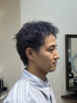 エン 栄店(enne) メンズ/スパイキーショート/リバースセンターパート/前髪/栄