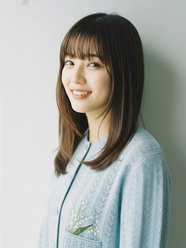 デバイス バイ フレイムス 越谷(DEVICE by Frames) ミディアム髪型20代30代40代50代前髪あり前髪なし面長丸顔越谷