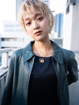 ユニ バイ ミリィ 四日市(uni by mily) 髪質改善ケアブリーチ×ショートヘア