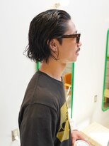 ディッセンバー 伊勢崎(December)&nbsp;メンズ/ブルーブラック/フェザーパーマ/ニュアンスパーマ