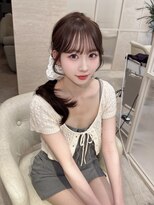 ヴェイナゴヤ(VEYY. nagoya) サイドポニーアレンジ×盛れるお顔まわりカット♪