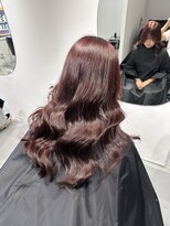 ボルド(Bordo) ブリーチなしダブルカラーでつくるボルドーカラー