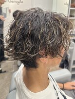 ノイセル 西本町(Noisyle)&nbsp;縦落ちサーフカールハッシュウルフグランジサーフフリックパーマ