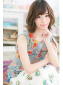 エアリーボブで美人顔♪ひし形シルエット