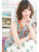 ミック ヘアアンドビューティー 大山店(miq  Hair&Beauty)&nbsp;エアリーボブで美人顔♪ひし形シルエット