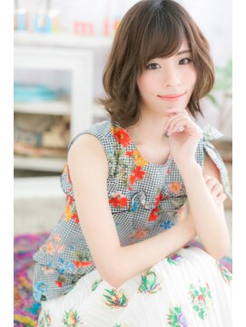 ミック ヘアアンドビューティー 大山店(miq  Hair&Beauty) エアリーボブで美人顔♪ひし形シルエット