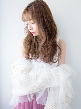 アンジュ ヘアー(Ange hair) アンジュヘアー　ふわふわ波ウェーブスタイル