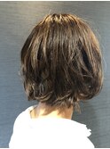 ハンサムショート大人小顔くびれひし形ショートボブ