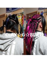 クレイジービッチ(CLAY G BITCH)&nbsp;【BRAIDS】仙台 BRAIDS ブレイズ ピンクBRAIDS