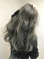 アジールヘア 東上野店(agir hair)&nbsp;アッシュグレージュハイライトカラー【上野/東上野】