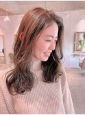 透け感 ふわミディ