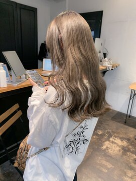 ヴェルダ 池袋店(verda) ブリーチなしダブルカラーココアグレージュ＊fukuda