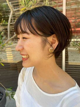 ビーワールド(B WORLD) まるっとショートボブ【髪質改善/デザインカラーショート】