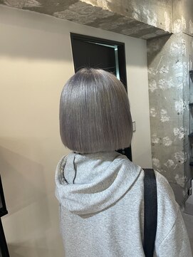 ペレ 渋谷(PELE) 前髪/マチルダボブ/ピンクベージュ/インナーグレージュ/渋谷