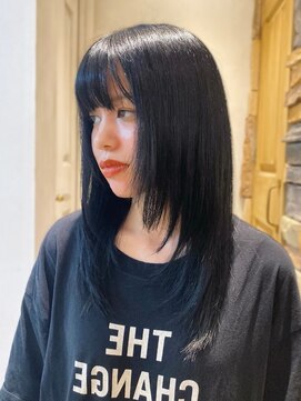 アロマ ヘアー ルーム 新宿3号店(AROMA hair room) グレージュカラー小顔ウルフレイヤー/髪質改善/新宿/新宿三丁目