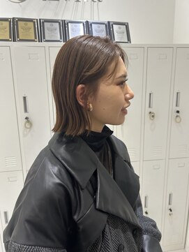 ジーナ 福岡天神(Zina) 《福岡天神》髪質改善カラー×切りっぱなしボブ