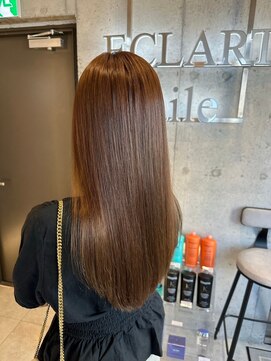 カレンアンドエクラート 大宮(KAREN&ECLART) 髪質改善 艶髪 ストレート 縮毛矯正 暗髪 韓国風 ロング