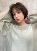 ボブ/オリーブベージュ/前髪 /髪質改善[池袋駅]