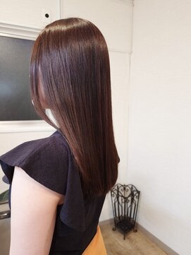 アール 志茂店(R) 艶髪ストレートロングヘア★髪質改善/ 縮毛矯正(30代40代50代)